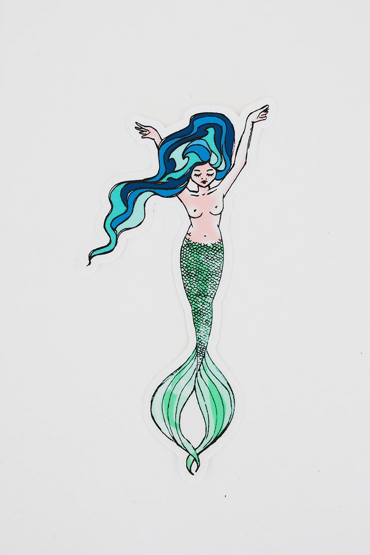 Aquarius Mermaid Sticker