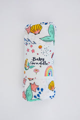 Baby Swaddle - Sunrise Shells and Tails thumbnail