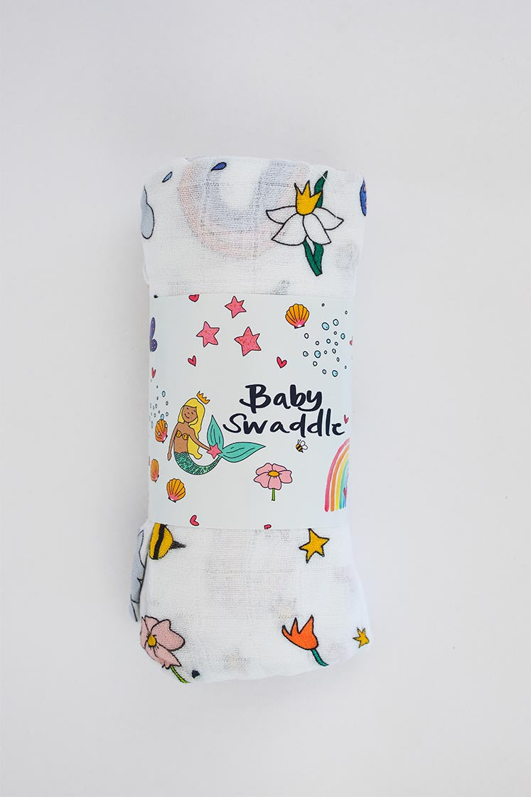 Baby Swaddle - Butterflies and Bees