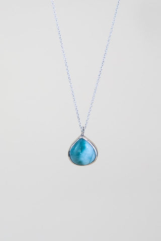 Dew Drop Necklace - Larimar