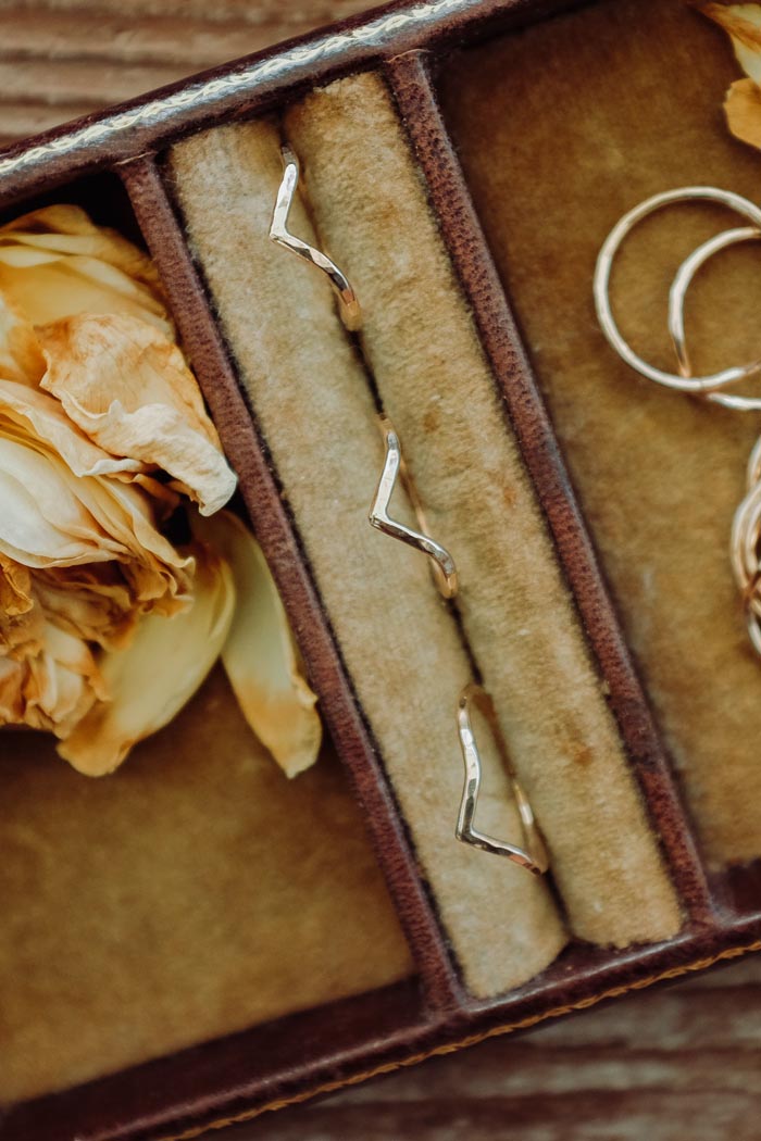 sterling silver gold filled womens jewelry fine dainty rings stacking boomerang geometric style simple minimal casual dressy every day wear haiku maui wings hawaii