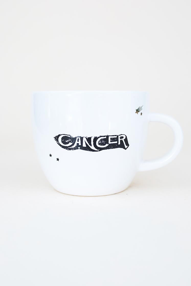 cancer mermaid zodiac ceramic mug black and white wings hawaii