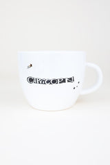 capricorn mermaid zodiac ceramic mug black and white wings hawaii thumbnail