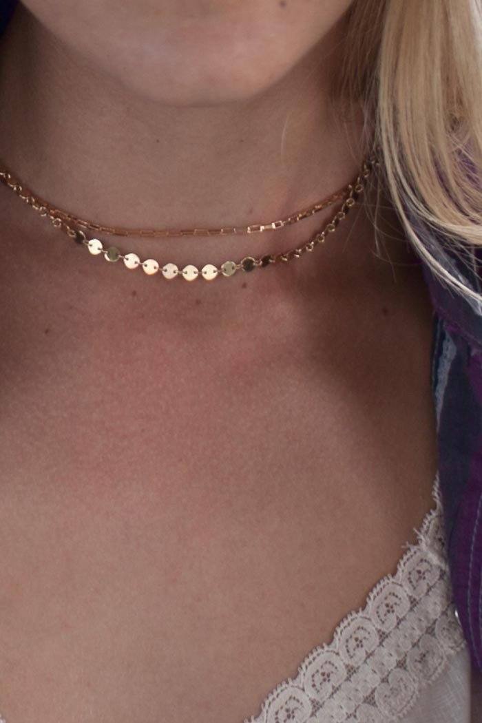 wings hawaii disc chain choker sterling silver gold filled tiny necklace layered jewelry maui made 