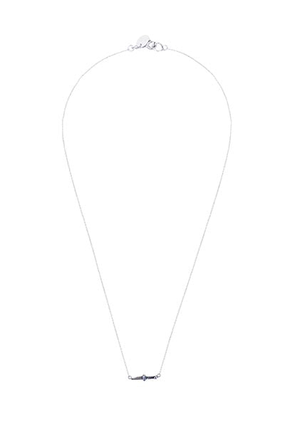 wings hawaii dagger sword necklace sterling silver 14 karat yellow gold fine minimal jewelry