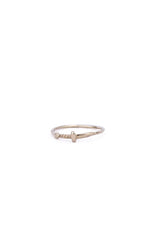 wings hawaii 14 karat gold dagger ring simple minimal stacking jewelry thumbnail