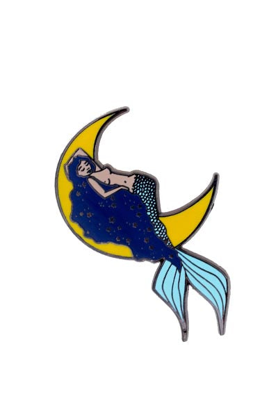 Enameled Pin - Galaxy Mermaid