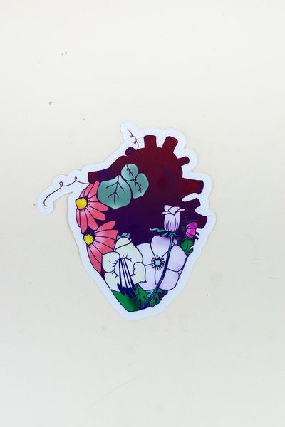Garden Heart Sticker