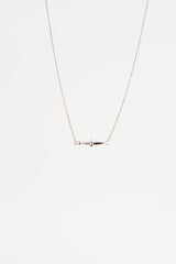 tiny dagger set horizontal on fine chain thumbnail