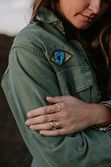 gold filled wire in infinity shape wrap around ring women's jewelry simple minimal elegant style classic everyday piece hand made in haiku maui wings hawaii thumbnail