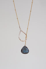 Lariat Necklace - Labradorite thumbnail