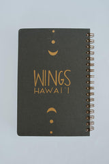 Wings Hawaii zodiac journal - charcoal back thumbnail