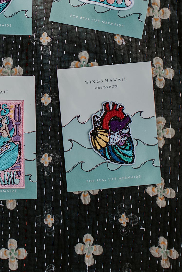 Embroidered Patch - Ocean Heart