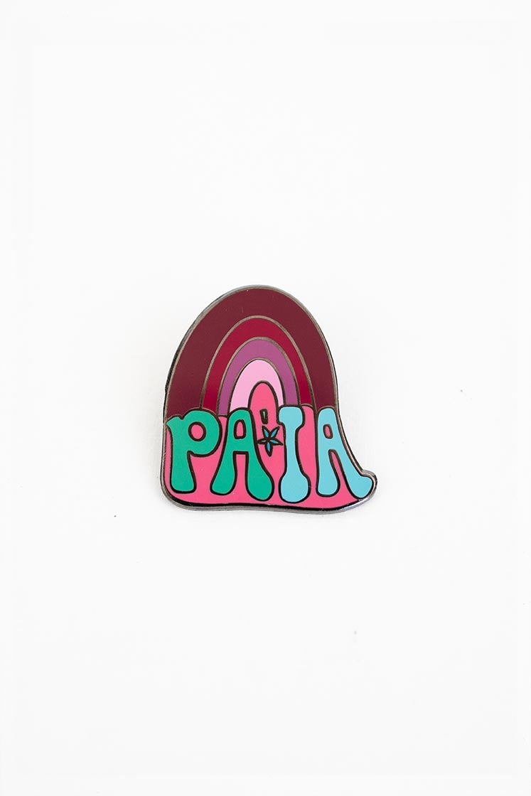 Enameled Pin - Paia Rainbow