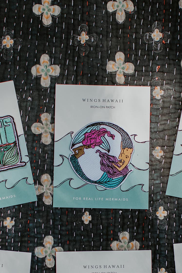 Wings Hawaii Pisces mermaid patch