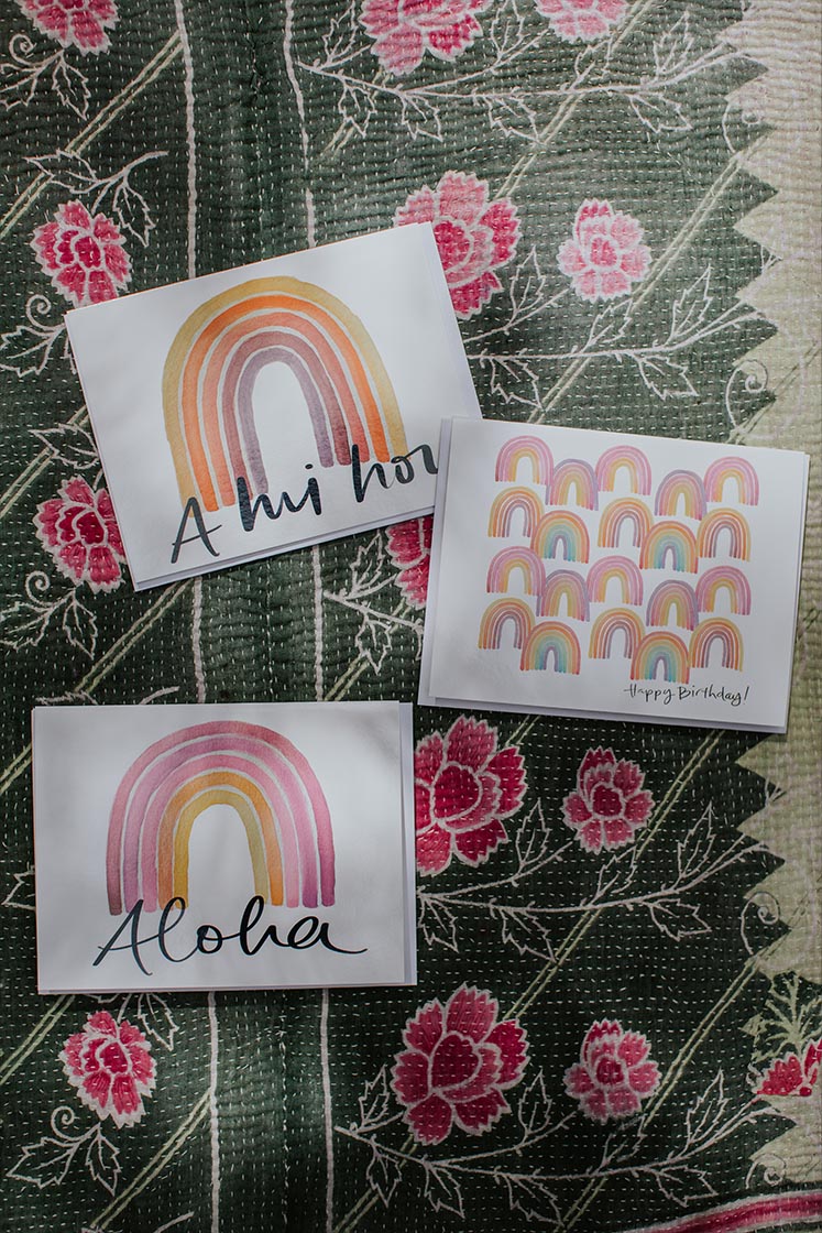 Card - Aloha Rainbow