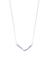 wings hawaii necklace gold sterling silver boomerang chevron arrow handmade simple minimal minimalist thumbnail