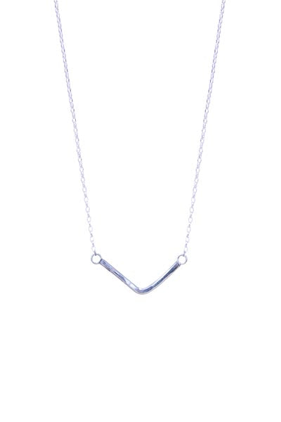 wings hawaii necklace gold sterling silver boomerang chevron arrow handmade simple minimal minimalist