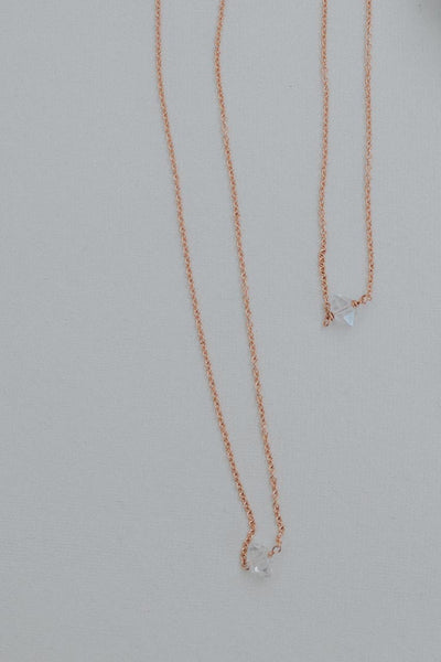 Tiny Herkimer Necklace
