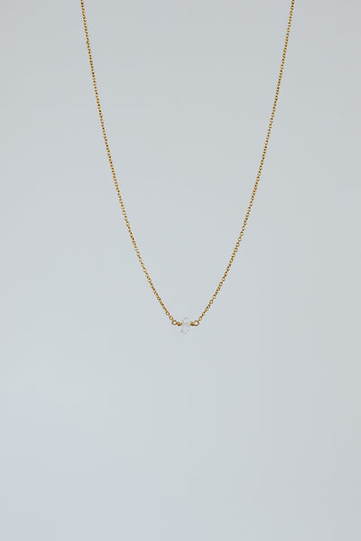 Single Stone Necklace - Herkimer