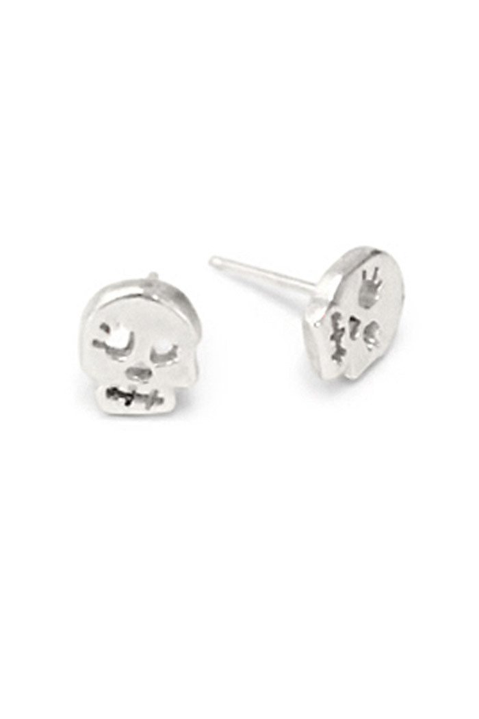 Skull Girl Stud Earrings