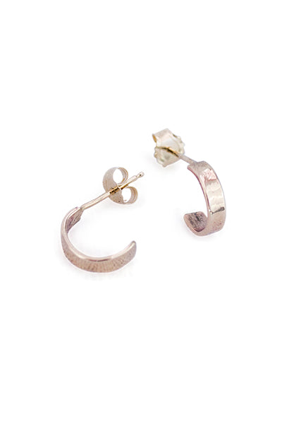 wings hawaii cuff hoop stud earrings minimal sterling silver 14 karat yellow gold jewelry