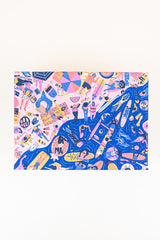 surf shack puzzle A super fun puzzle made of premium 100% recycled Eska board. Printed with non-toxic inks and a matte finish. Art by illustrator Kim Sielbeck based in Hawai'i. 