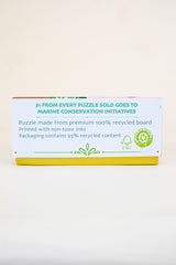 surf shack puzzle A super fun puzzle made of premium 100% recycled Eska board. Printed with non-toxic inks and a matte finish. Art by illustrator Kim Sielbeck based in Hawai'i.  thumbnail