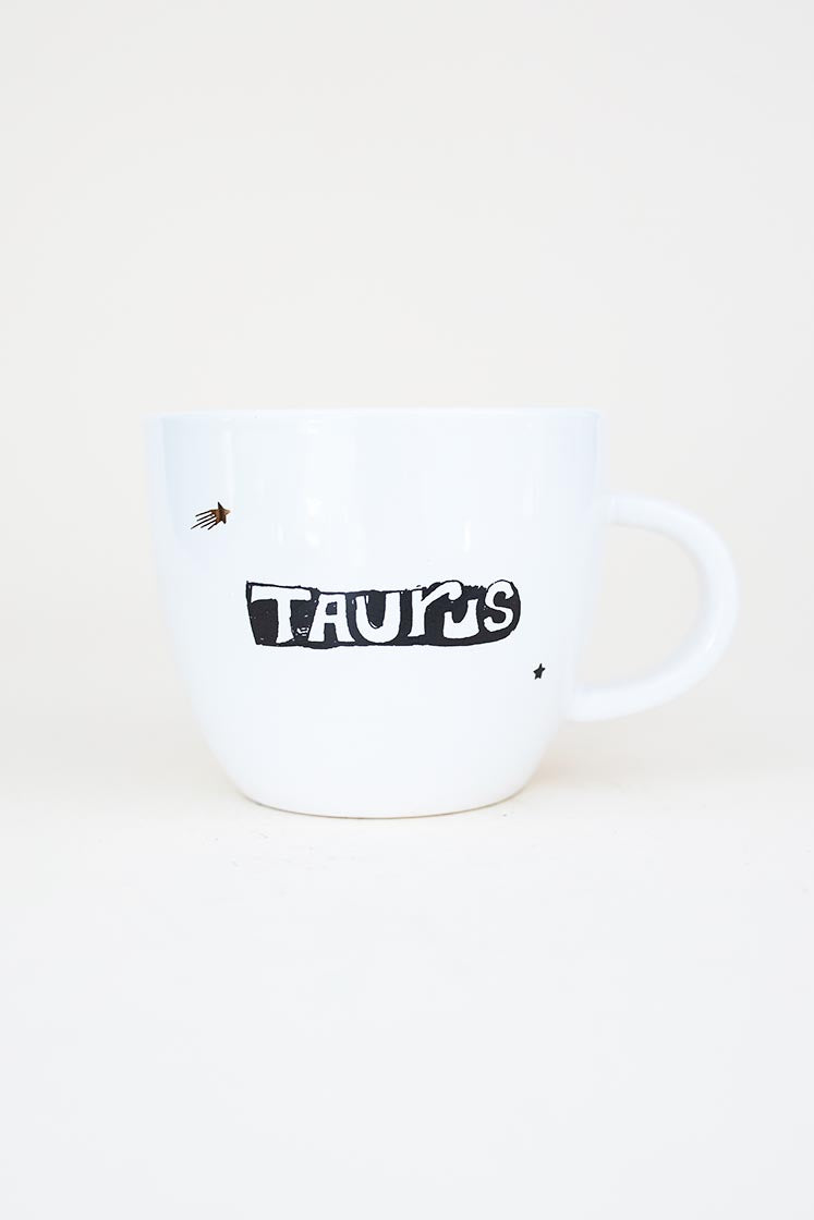 taurus mermaid zodiac ceramic mug black and white wings hawaii