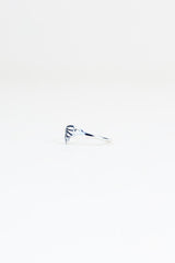 tiny butterfly wing ring made of sterling silver women's jewelry hand made in haiku maui wings hawaii thumbnail