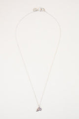 tiny butterfly wing necklace in sterling silver or 14k gold women's jewelry simple minimal elegant everyday pieces to wear and cherish hand made in haiku maui wings hawaii thumbnail