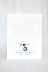 wings hawaii drifter mermaid greeting card - back  thumbnail