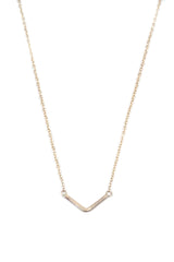 wings hawaii necklace gold sterling silver boomerang chevron arrow handmade simple minimal minimalist thumbnail