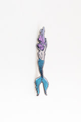 enameled pin of a mermaid thumbnail