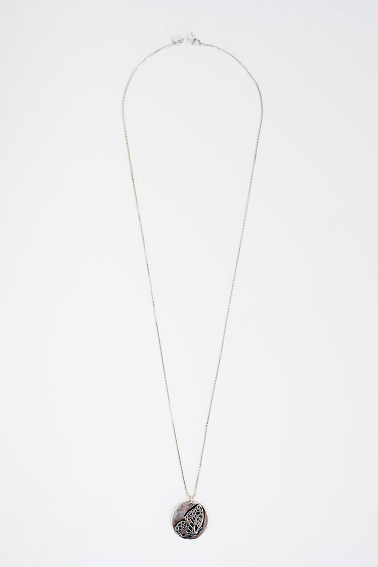 Sterling Silver Wings Necklace Made on Maui