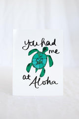 Card - You Had me at Aloha thumbnail